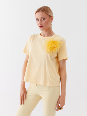 Patrizia Pepe Patrizia Pepe Тишърт 2M4282/J035-Y433 Жълт Relaxed Fit