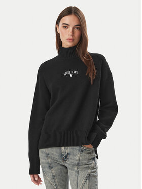 Guess Jeans Guess Jeans Svetr W6BR09 Z1252 Černá Relaxed Fit