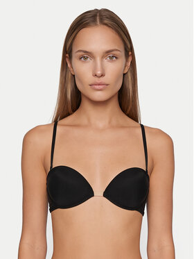 Wonderbra Wonderbra Biustonosz z fiszbiną WB009243 Czarny