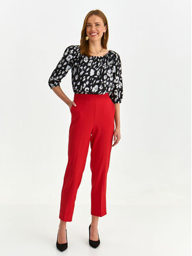Top Secret Top Secret Spodnie materiałowe SSP4247CE Czerwony Regular Fit