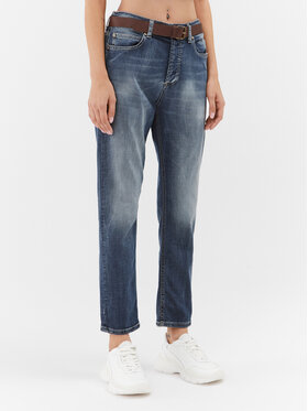 Please Please Džínsy P2TDBQ2W1Y Modrá Slim Fit