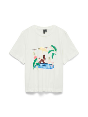 Vero Moda Vero Moda Футболка Emily 10344804 Білий Regular Fit