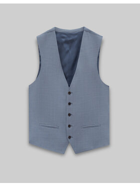 Borgio Borgio Kamizelka olmedo Niebieski Slim Fit