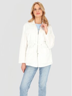 Perso Perso Dámska bunda BLE252679F Biela Regular Fit