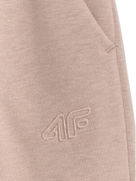 4F 4F Spodnie dresowe BASIC+ Beżowy Regular Fit