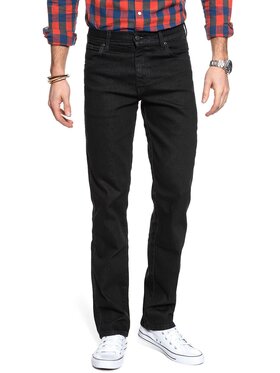 Wrangler Wrangler Pantaloni di tessuto TEXAS Nero Straight Fit