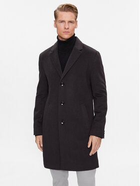 Boss Boss Manteau en laine H-Hyde-C-224 50485199 Bleu marine Regular Fit