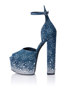 PHILIPP PLEIN PHILIPP PLEIN Szpilki 28989 Niebieski jasny