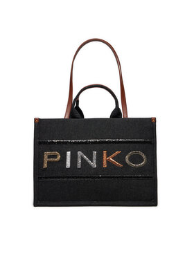Pinko Pinko Handtasche Shopper AI 23-24 PLTT 101964 A17T Dunkelblau