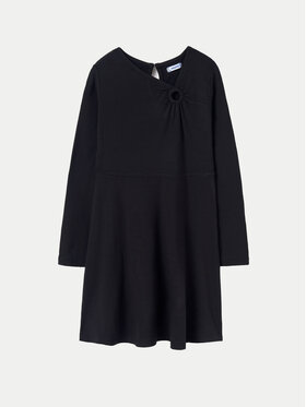 Mayoral Mayoral Elegantne kleit 7985 Must Regular Fit