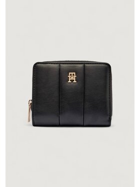 Tommy Hilfiger Tommy Hilfiger Portafoglio TH ICON MED ZA QUILTED Nero