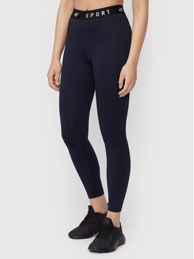 4F 4F Legíny H4Z22-SPDF351 Tmavomodrá Slim Fit