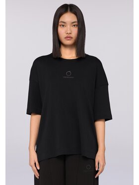 Trussardi Trussardi T-Shirt G1106000184N033 Czarny Over Fit