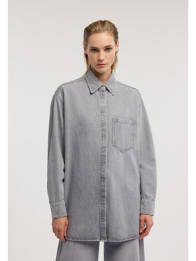 Trussardi Trussardi Koszula 54006000038N0DG Szary Regular Fit