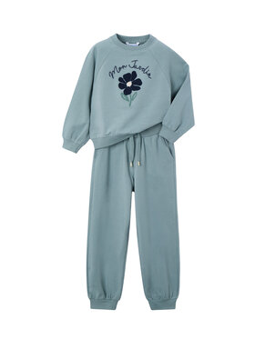 Mayoral Mayoral Dres 4893 Zielony Relaxed Fit