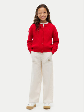 Tommy Hilfiger Tommy Hilfiger Cardigan KG0KG09076 Roșu Regular Fit