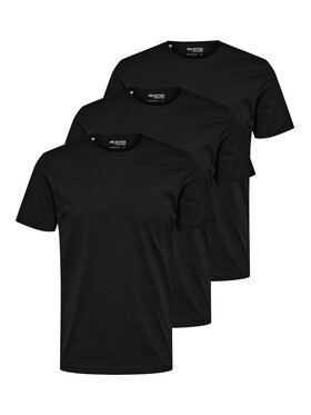 Selected Homme Selected Homme 3-dílná sada T-shirts Haxel 16087854 Černá Regular Fit