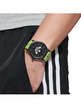 Adidas Originals Sat Code Four Watch AOSY23040 Crna