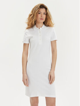 Lacoste Lacoste Igapäevane kleit EF5473 Valge Slim Fit