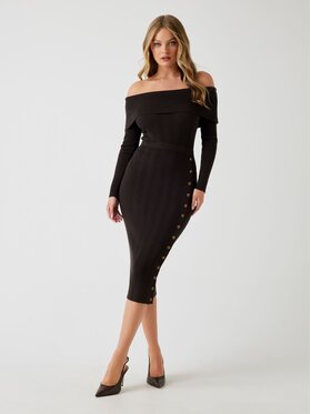 Guess Guess Vestito da giorno 178886 Marrone Classic Fit