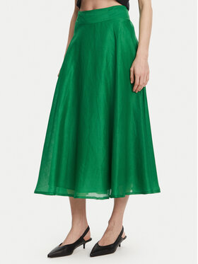 Marella Marella Gonna a trapezio Nippon 2513101082 Verde Regular Fit