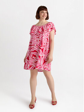Fiorella Rubino Fiorella Rubino Sukienka codzienna 7462L001141N0S6 Czerwony A-Line Fit
