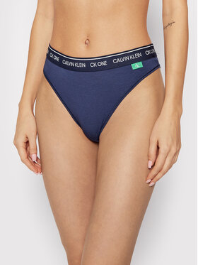 Calvin Klein Underwear Calvin Klein Underwear Brazil női alsó, magas derékkal 000QF6504E Sötétkék