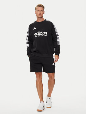 Adidas Majica Dugih Rukava House Of Tiro IW0172 Crna Regular Fit