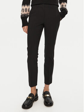 Marella Marella Hlače Gerona 2423136052 Crna Straight Fit