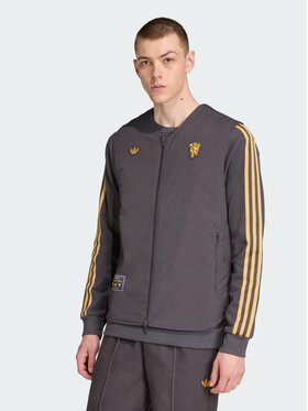 adidas adidas Kamizelka Manchester United Terrace Icons Czarny Regular Fit
