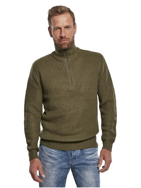 Brandit Brandit Sweter 5019.1.XXL Zielony Regular Fit