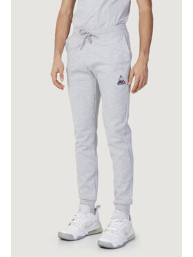 Le Coq Sportif Le Coq Sportif Spodnie garniturowe ESS Pant Regular Szary Regular Fit