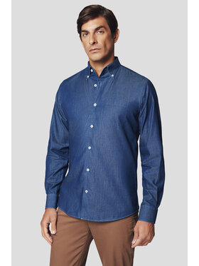 Lancerto Lancerto Koszula Solveig KO073224000021 Granatowy Slim Fit