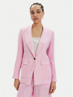 Marella Marella Giacca da abito Afro 2413041094 Rosa Regular Fit