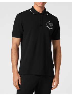 Plein Sport Plein Sport Polo 13033 Czarny Slim Fit