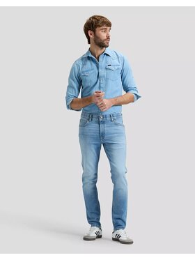 Lee Lee Jeansy LUKE Niebieski Slim Fit