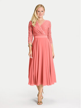 Swing Swing Coctailkleid 5AE29100 Korallenfarben Regular Fit