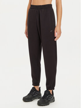4F 4F Jogginghose 4FWAW24TTROF0840 Schwarz Loose Fit