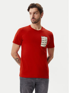 Calvin Klein Jeans Calvin Klein Jeans Tricou Serif Box Graphic J30J327474 Roșu Regular Fit
