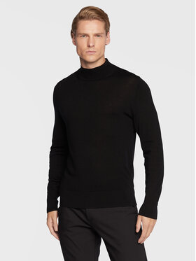 Calvin Klein Calvin Klein Sweter Superior K10K110424 Czarny Regular Fit