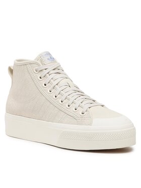 adidas adidas Boty Nizza Platform Mid Shoes HQ1986 Béžová