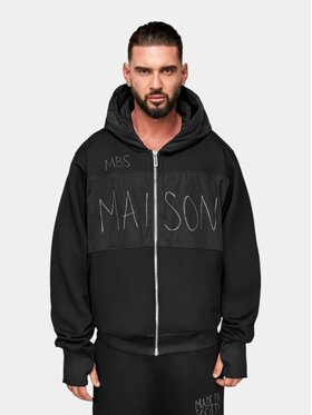 MADE BY SOCIETY MADE BY SOCIETY Kurtka anorak TENEBRIS - H17516 Czarny Basic Fit