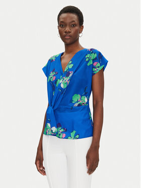 Morgan Morgan Bluse 251-OUZO.F Blau Regular Fit
