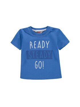 Kanz Kanz T-Shirt 1912681-3160 Niebieski Basic Fit