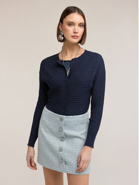 Motivi Motivi Sweter M077W003766N034 Niebieski Regular Fit