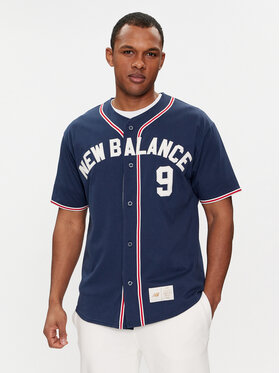 New Balance New Balance Πουκάμισο Greatest Hits MT41512 Σκούρο μπλε Relaxed Fit
