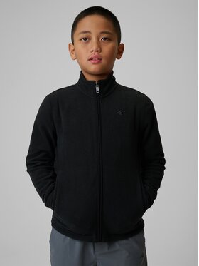 4F 4F Felpa di pile 4FJRSS26TFLEM508-20S Nero Regular Fit