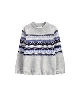 Coccodrillo Coccodrillo Sveter ZC6172101WBK-019 Sivá Regular Fit