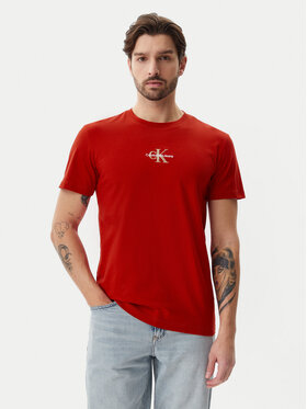 Calvin Klein Jeans Calvin Klein Jeans Тишърт Monologo J30J325649 Червен Regular Fit