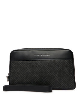 Tommy Hilfiger Tommy Hilfiger Kozmetická taštička Th Flag Monogram Pouch AM0AM14146 Čierna